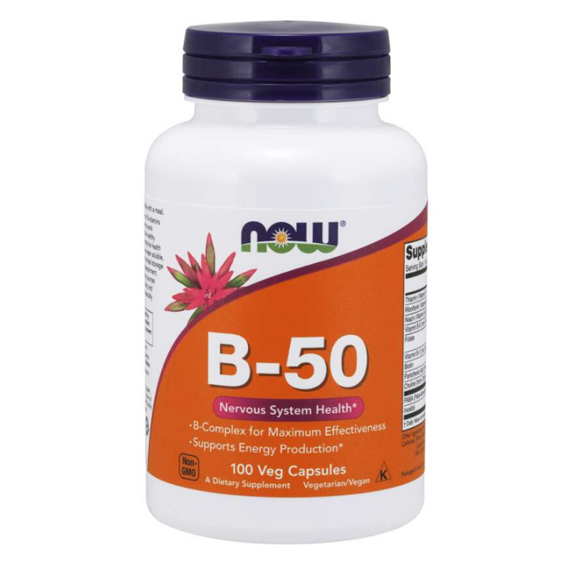 E-shop Vitamin B-50 - NOW Foods, 100cps