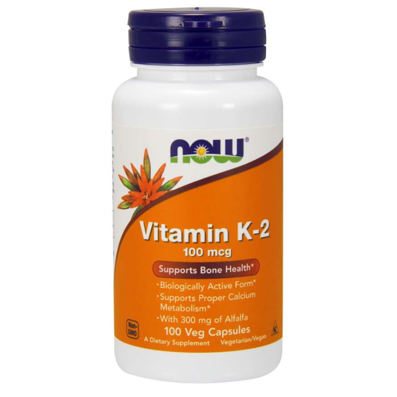 E-shop Vitamín K-2 100 mcg - NOW Foods, 100cps