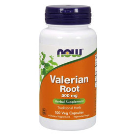 Valeriána lekárska 500 mg - NOW Foods, 100cps