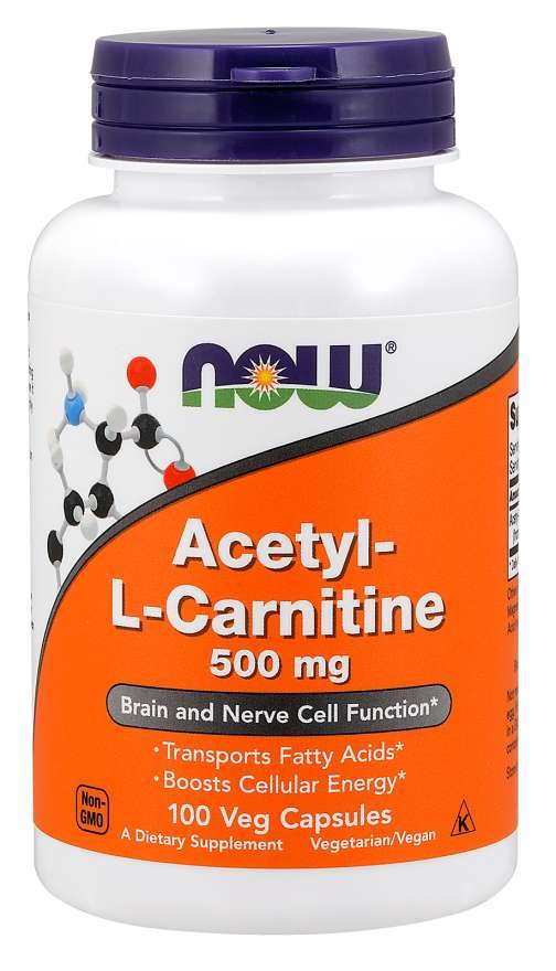 E-shop Acetyl L-Karnitín 500 mg - NOW Foods, 100cps