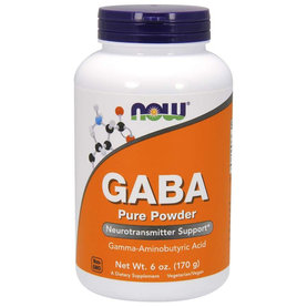 GABA Pure Powder - NOW Foods, 170g