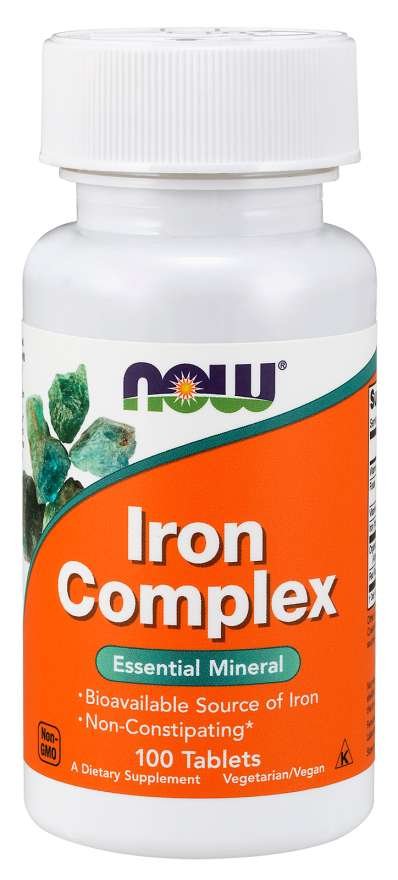 E-shop Iron Complex - NOW Foods, 100tbl