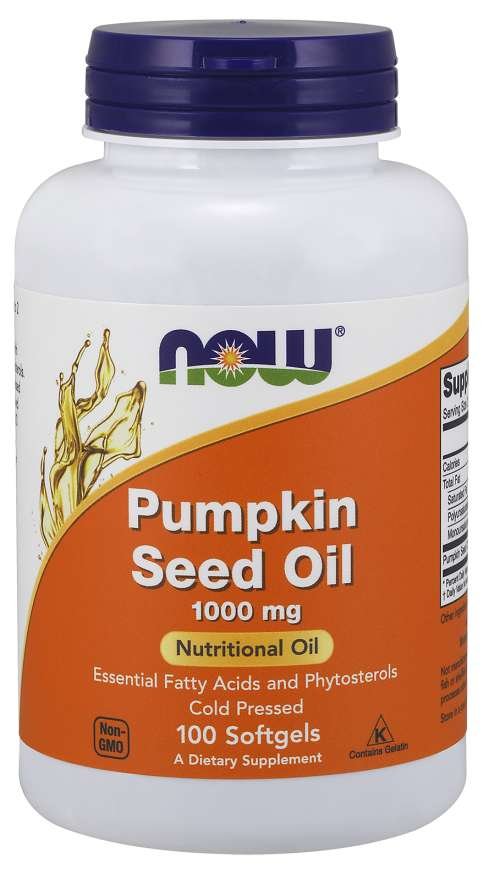 E-shop Olej z tekvicových semienok 1000 mg - NOW Foods, 100cps