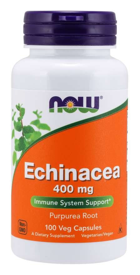 E-shop Echinacea 400 mg - NOW Foods, 100cps