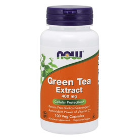Extrakt zeleného čaju 400 mg - NOW Foods, 100cps