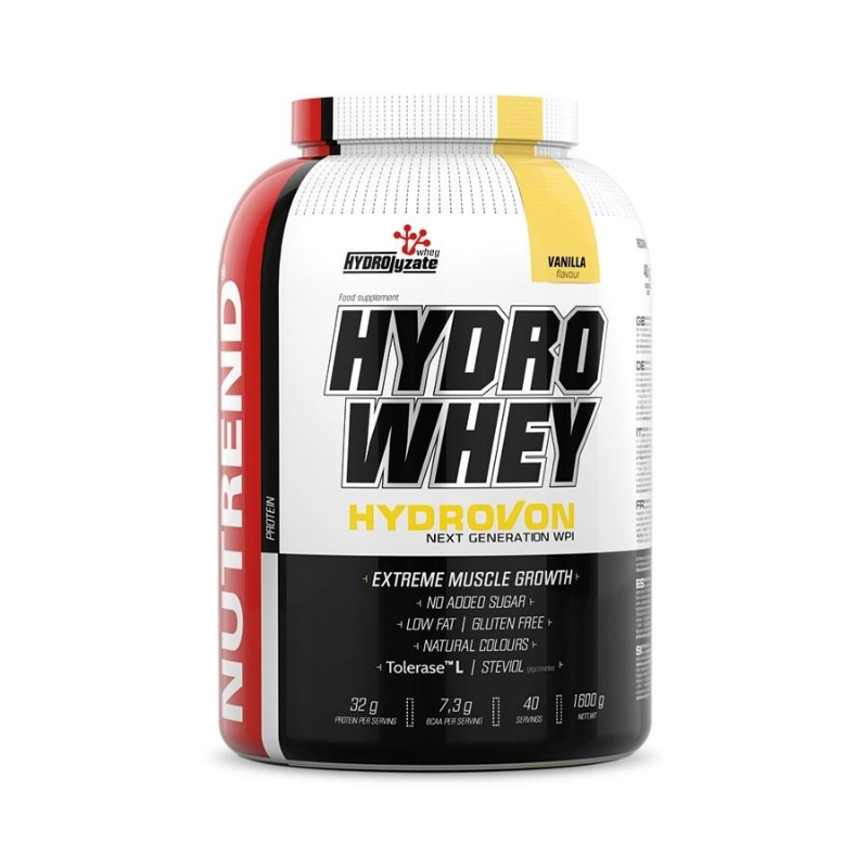 E-shop Proteín Hydro Whey - Nutrend, príchuť čokoláda, 1600g