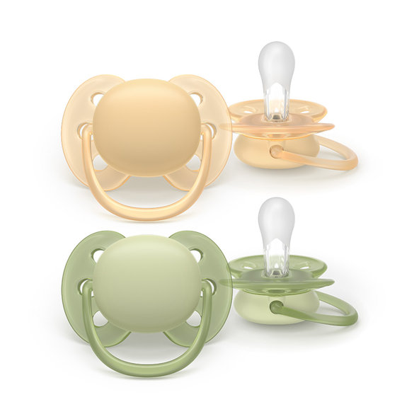 Philips AVENT Cumlík Ultra soft neutral 6-18 m 2 ks