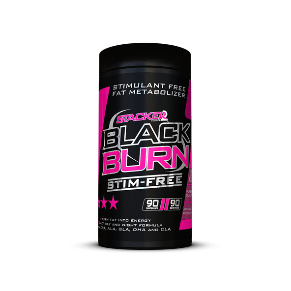 Spaľovač tukov Black Burn STIM-Free - Stacker2, 90cps