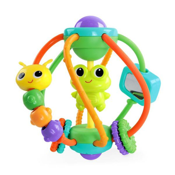 BRIGHT STARTS Hračka Clack & Slide Activity Ball™ 6m+
