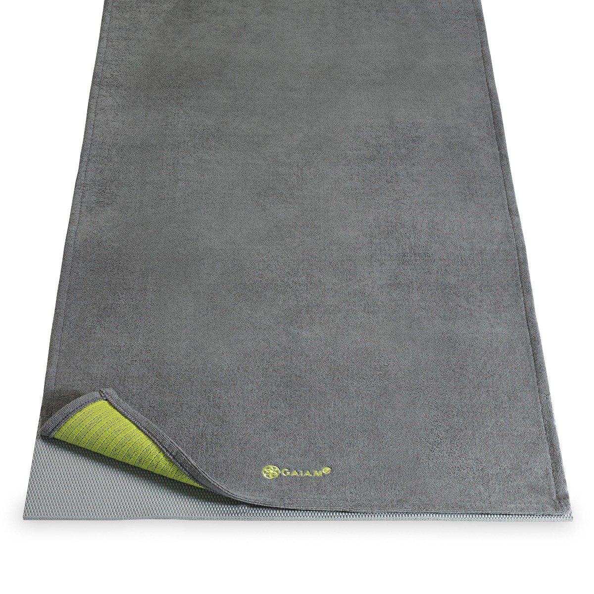E-shop Protišmykový uterák Yoga Mat Towel Grippy Grey - GAIAM