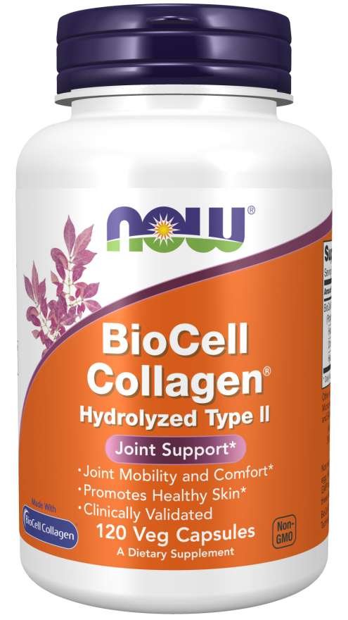 E-shop BioCell Collagen® Hydrolyzed Type II - NOW Foods, 120cps