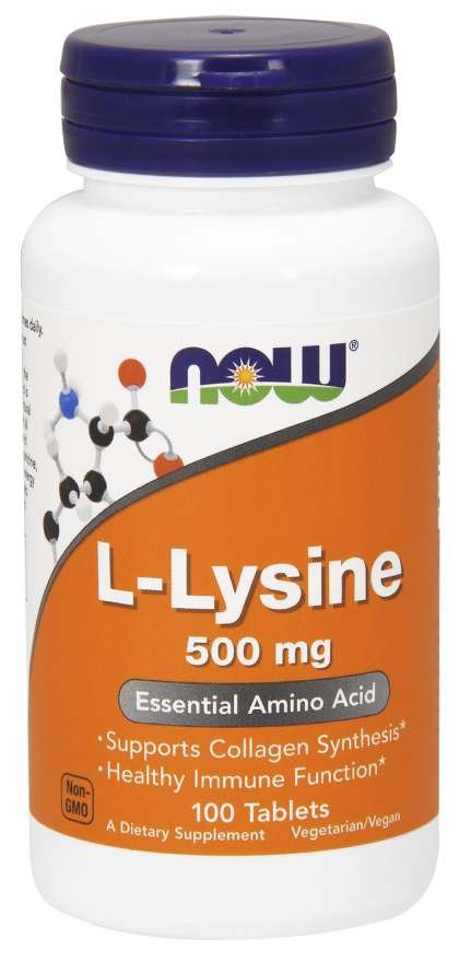 E-shop L-Lyzín 500 mg - NOW Foods, 100tbl