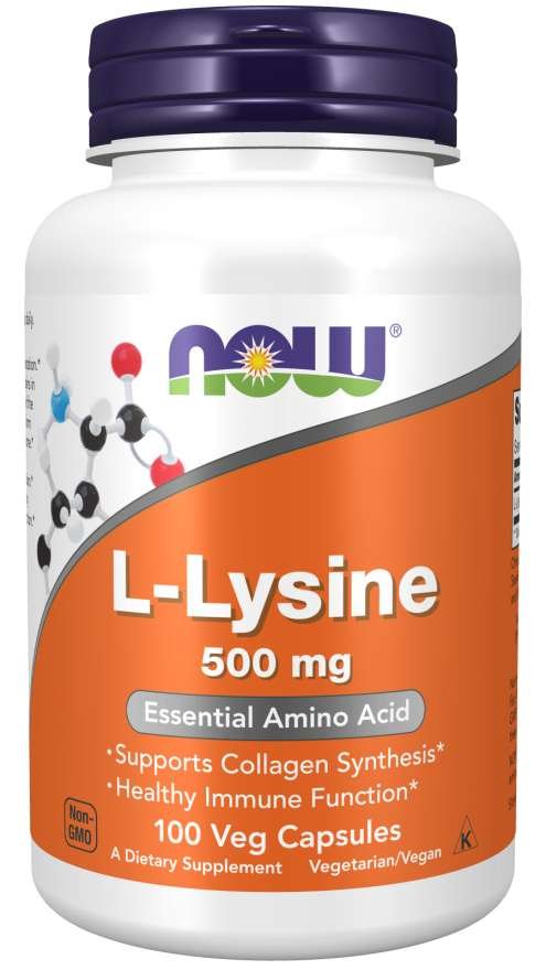 E-shop L-Lyzín 500 mg Vegan kaps - NOW Foods, 100cps