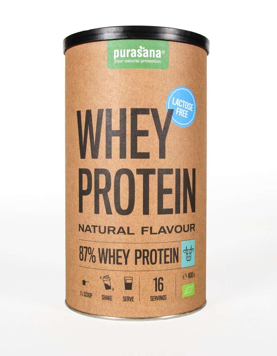 E-shop BIO Whey Protein Lactose Free - Purasana, prírodná chuť, 400g