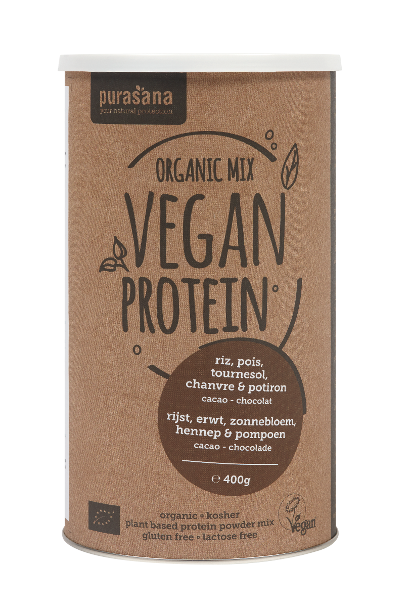 E-shop BIO Vegan Protein - Purasana, príchuť vanilka, 400g