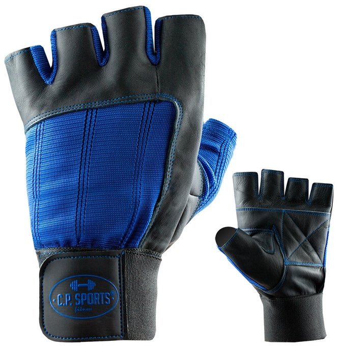E-shop Fitness rukavice kožené modré - C.P. Sports, veľ. L