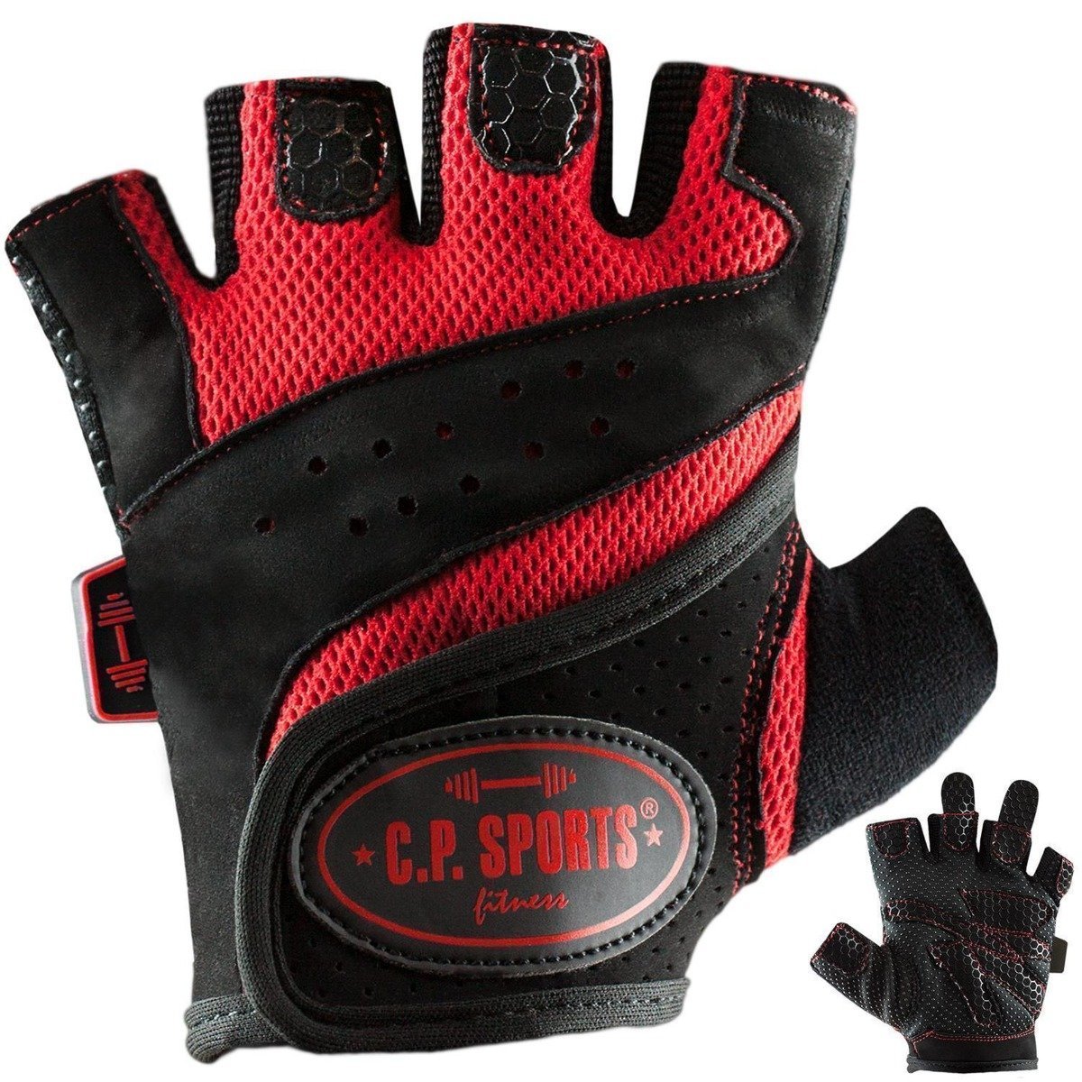 E-shop Fitness rukavice červené - C.P. Sports, veľ. XS