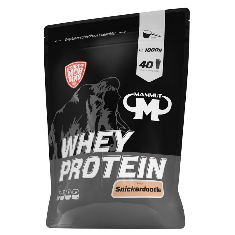 E-shop Whey Proteín - Mammut Nutrition, príchuť snickerdoodle sušienka, 1000g