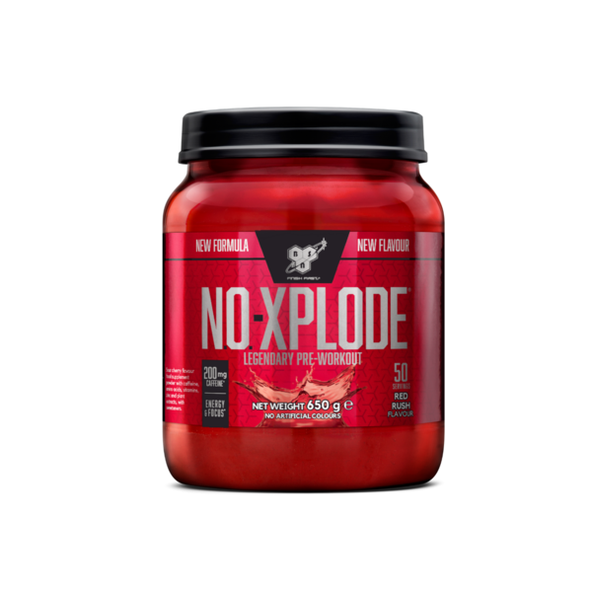 N.O.-Xplode Legendary Pre-workout - BSN, príchuť red rush, 390g