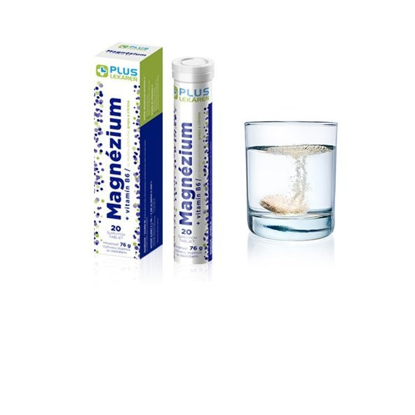 Plus Lekáreň Magnézium + Vitamín B6 20 tbl