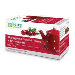 Plus lekáreň Urologická bylinná zmes s brusnicami, 20ks