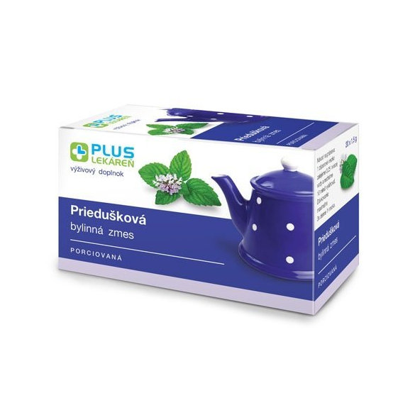 PLUS LEKÁREŇ Priedušková bylinná zmes, 20x1,5g