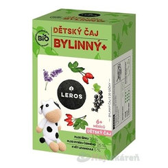 LEROS BIO DETSKÝ ČAJ BYLINNÝ+ 20x2g (40g)