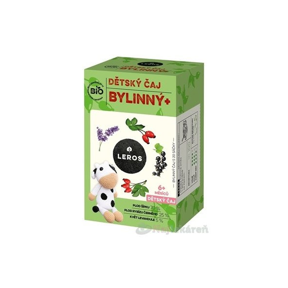 LEROS BIO DETSKÝ ČAJ BYLINNÝ+ 20x2g (40g)