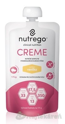 E-shop Nutrego CREME s príchuťou vanilka, 12x175g (2100g)