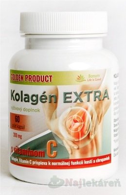 GOLDEN PRODUCT Kolagén EXTRA s vitamínom C 40 mg