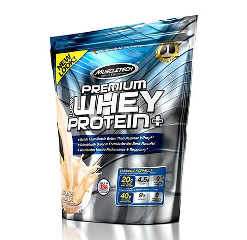 E-shop Proteín 100% Premium Whey Protein Plus - MuscleTech, DeLuxe čokoláda, 2720g