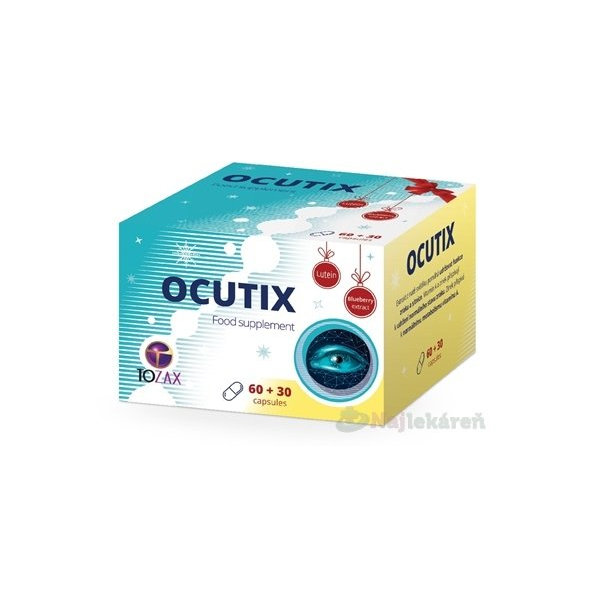 Tozax Ocutix Vianočné balenie 60+30cps