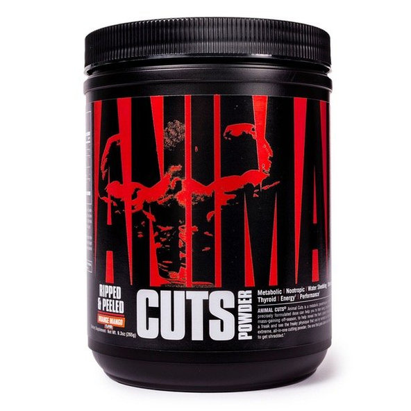 Spaľovač tukov Animal Cuts Powder - Universal Nutrition, pomaranč - mango, 265g