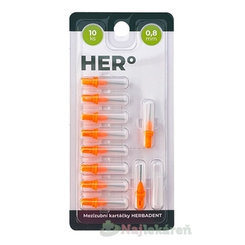 HERBADENT HERo ELECTRA Medzizubná kefka 0,8 mm 10 ks