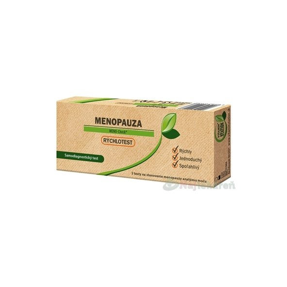 VITAMIN STATION Rýchlotest MENOPAUZA MENO-CHeck samodiagnostický test z moču, 2 ks