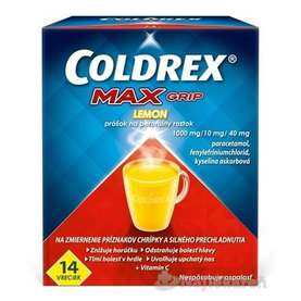 COLDREX MaxGrip Lemon horúci nápoj 14 vrecúšok