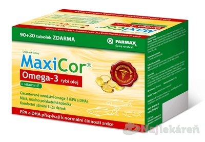 E-shop FARMAX MaxiCor Omega-3 rybí olej
