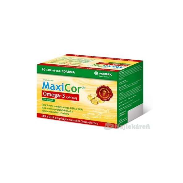 FARMAX MaxiCor Omega-3 rybí olej