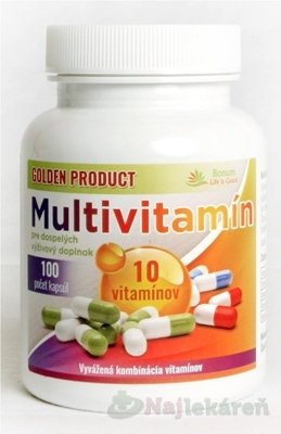 GOLDEN PRODUCT Multivitamín pre dospelých