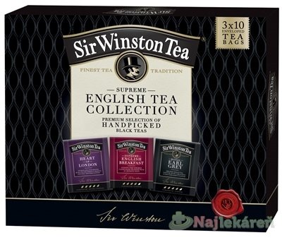 E-shop Sir Winston Tea KOLEKCIA, čiernych čajov 1set