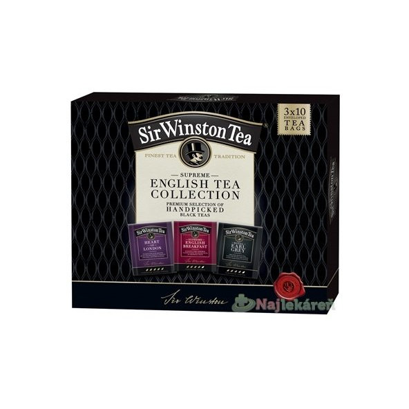 Sir Winston Tea KOLEKCIA, čiernych čajov 1set