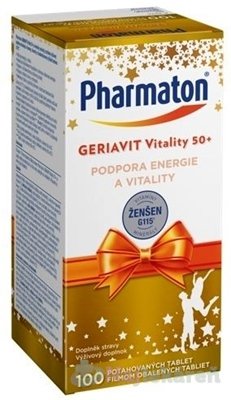 E-shop Pharmaton GERIAVIT Vitality 50+ VIANOCNE BALENIE 100tbl