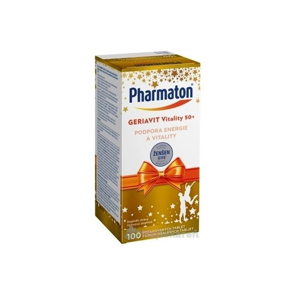 Pharmaton GERIAVIT Vitality 50+ VIANOCNE BALENIE 100tbl
