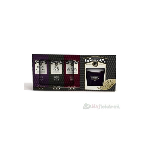 Sir Winston Tea ON-PACK + Hrnček, čierne čaje, 1set