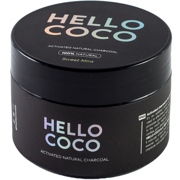 E-shop Hello COCO aktívne uhlie na bielenie zubov
