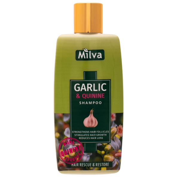 Šampón s extraktom cesnaku a chinínu Milva 200 ml