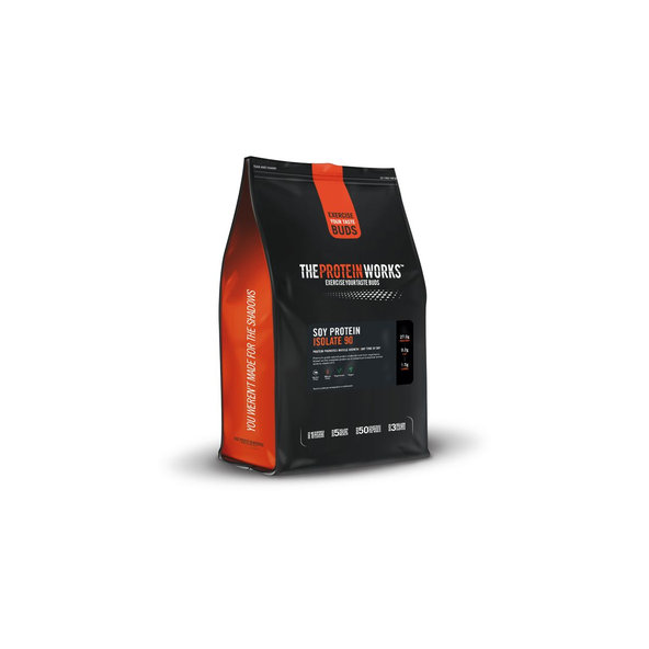 Soy Protein 90 Isolate - The Protein Works, príchuť vanilkový krém, 1000g