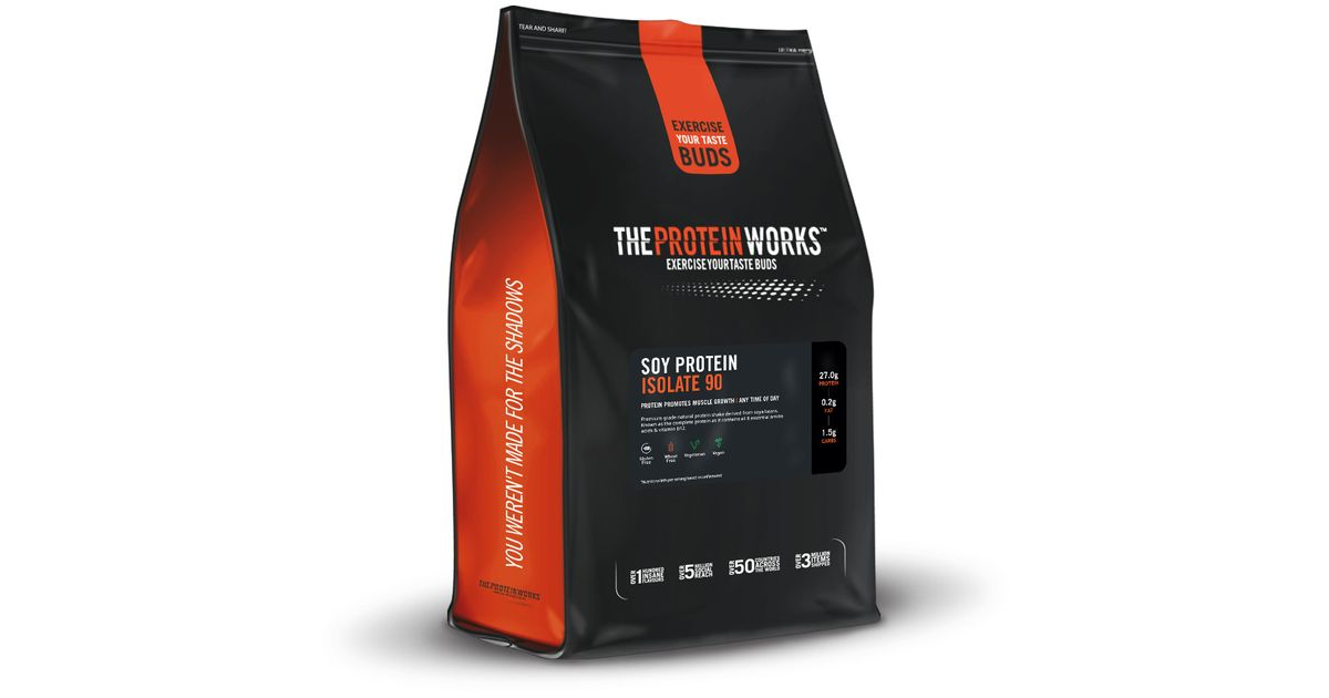 E-shop Soy Protein 90 Isolate - The Protein Works, príchuť choc peanut cookie, 1000g