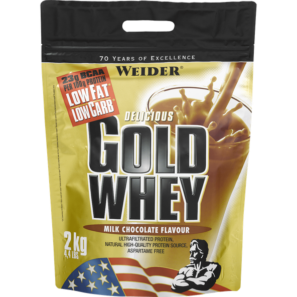 Protein Gold Whey - Weider, príchuť vanilka, 500g