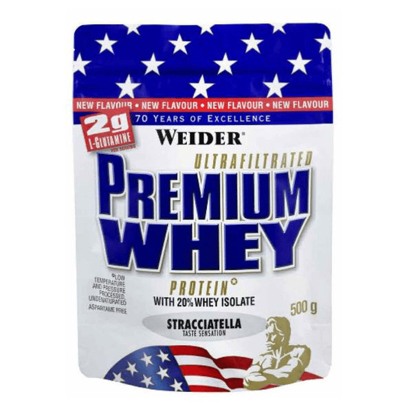 Premium Whey Protein - Weider, príchuť čokoláda nugát, 2300g